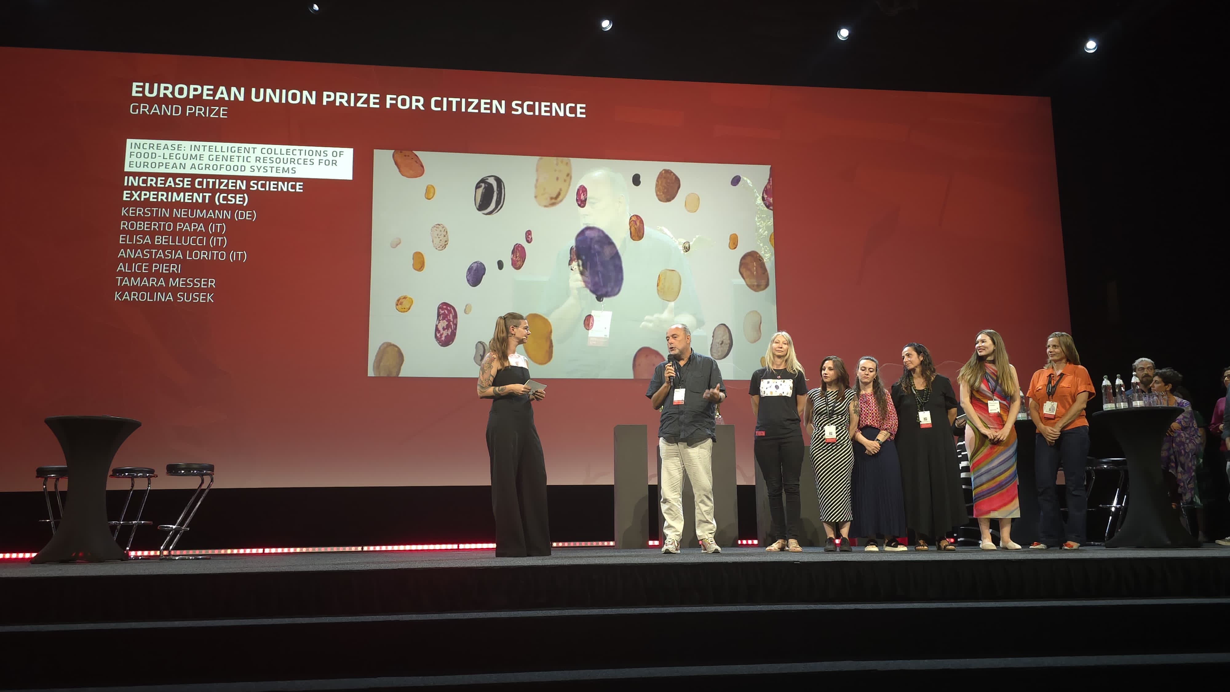 INCREASE Officially Receives the European Union Prize for Citizen Science 2024 at the Ars Electronica Festival
